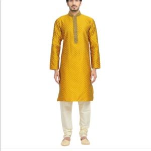 New with tag Manyavar’s yellow/ mustard Kurta set